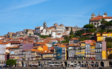 PORTO, PORTUGAL, SEPTEMBER 21  View of  historical downtown, Porto, Portugal, on September 21, 2013  Downtown is declared by UNESCO the World cultural property のeditorial素材