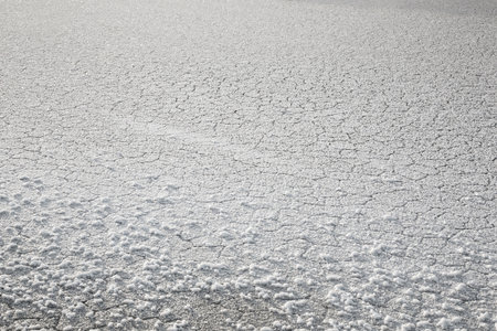 Crystals of salt, salt lake Elton, Russiaの写真素材