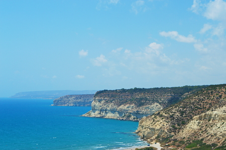 the ancient city Kingdom of Kourion. Sea viewsの写真素材