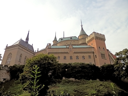 Bojnice castle in Slovakiaのeditorial素材