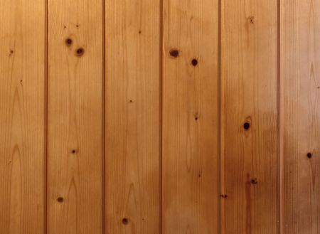 wall of slats of sprucewood or whitewoodの写真素材