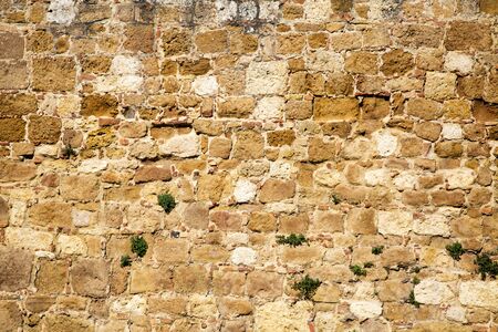 Stone wall in close up, horizontal image