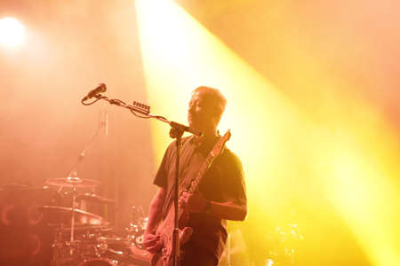 JULY 30, 2021 - GENOA (ITALY): Italian pop band Subsonica plays at Goa-Boa Festival in Genoa. Italy