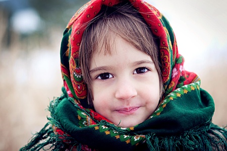 Winter in Russiaの写真素材