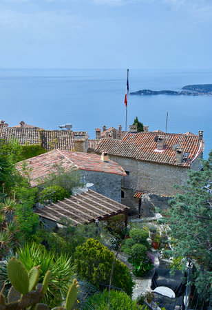 Panoramic view of the old town of Rovinj, Croatiaの写真素材