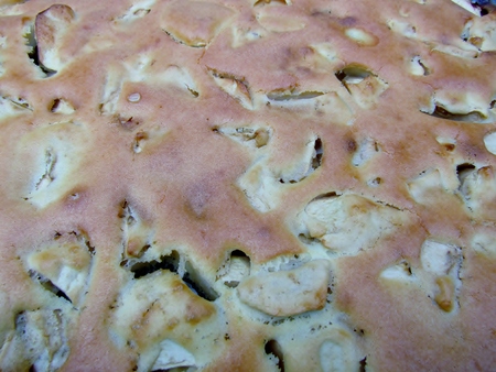 Apple pie crust backgroundの写真素材