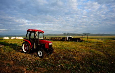 Prairie tractorのeditorial素材