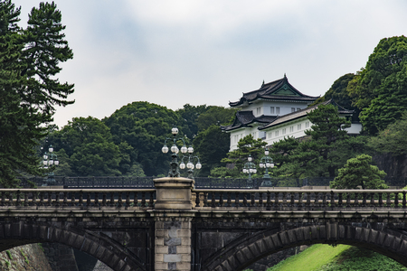 Japanese Imperial double bridgeのeditorial素材