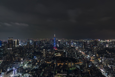 Tokyo night viewのeditorial素材