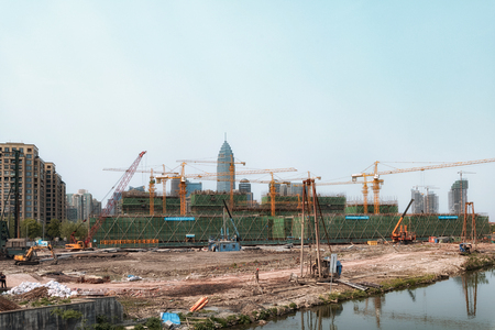 A waterside construction