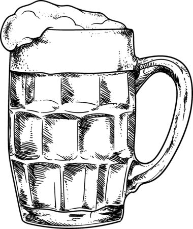 Beer glassのイラスト素材