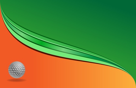 vector golf background useful for banners,visit cards etc.のイラスト素材