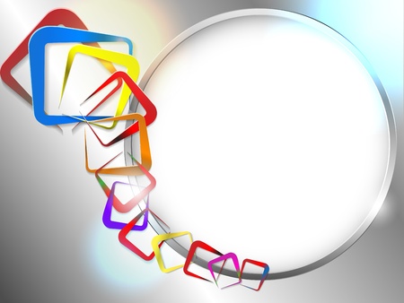 vector abstract background with copy spaceのイラスト素材