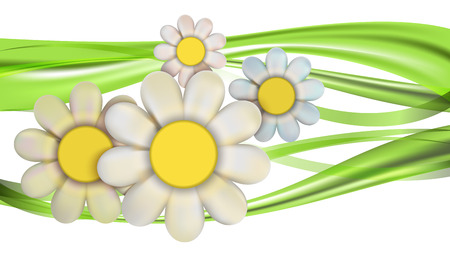 Vector Spring Concept BAckground, Eps10 Vector, Gradient Mesh and Transparency Usedのイラスト素材
