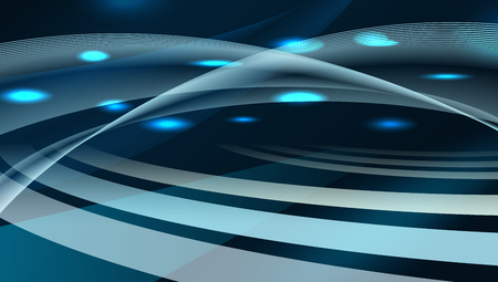 Vector Blue Tone Abstract Background, Eps10, Gradient Mesh, And Transparency Usedのイラスト素材