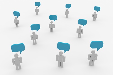 People talking. Concept of global community. Computer generated image.の写真素材