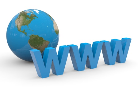 Global internet. Concept. Computer generated image.