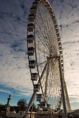 The big wheel on the place de la Concorde,Paris, France.の写真素材