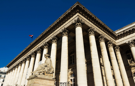 The Bourse of Paris, France.の写真素材