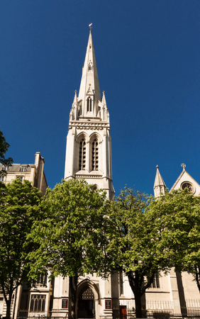 The American cathedral of the Holy Trinity, Paris; France.の写真素材