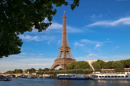 The famous Eiffel Tower ,Paris, France.の写真素材