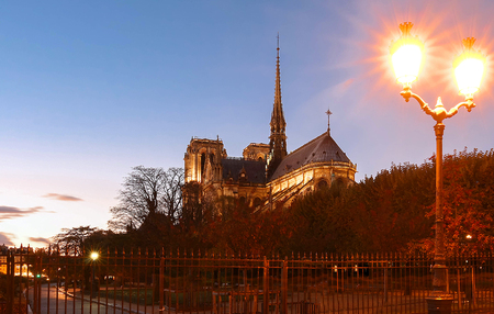 The Notre Dame is historic Catholic cathedral, one of the most visited monuments in Paris.の写真素材
