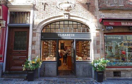 Elisabeth is an small chocolate boutique in Brussels that collects Belgium s best artisanal sweets.のeditorial素材
