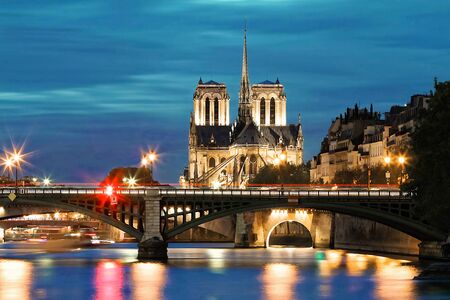 The Notre Dame is historic Catholic cathedral, one of the most visited monuments in Paris.の写真素材