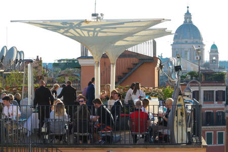 The Italian coctail bar Il Palazetto, Rome, Italy.のeditorial素材