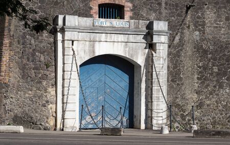 The Fort Saint Louis, Martinique island , French West Indies.の写真素材