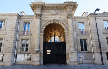The Town Hall of the 7-th district , Paris, Franceの写真素材