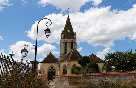 Saint Maclou Catholic church located in Conflans Sainte Honorine city, Parisian region, France.の写真素材
