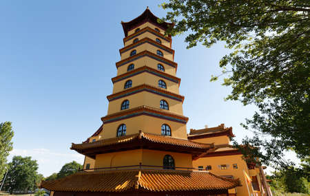 Khanh Anh is the biggest Buddhist Pagoda in Europe. Its located in Evry, 30km south of Paris.の写真素材