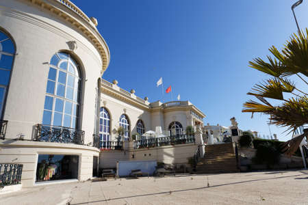 Casino Barriere de Deauville Fr: Deauville Le Normandy the casino beautiful building at the seaside.のeditorial素材