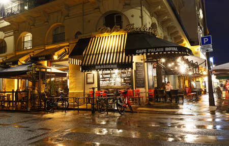 Cafe Palais Royal is one of the historic bistros located in the heart of Paris, France.のeditorial素材