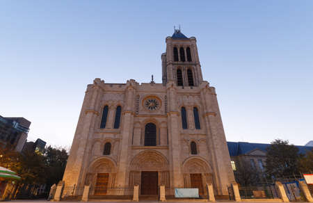 The Basilica of Saint-Denis is the symbol for a 1000 years of the French royal family ties with Christianity. Paris. France.の写真素材