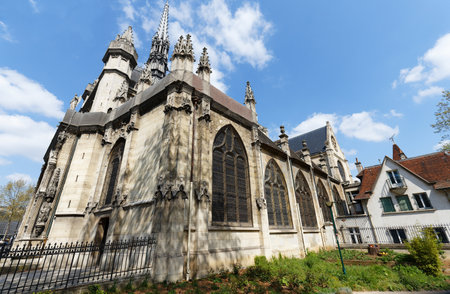 Saint Laurent Church on boulevard de Magenta in central Paris , France. It has been listed since 2016 as a historical monument .の写真素材