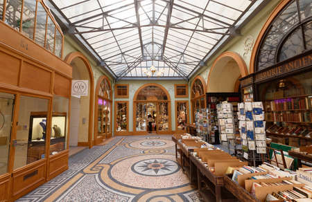 The Galerie Vivienne is a historical passage in Paris, France.のeditorial素材