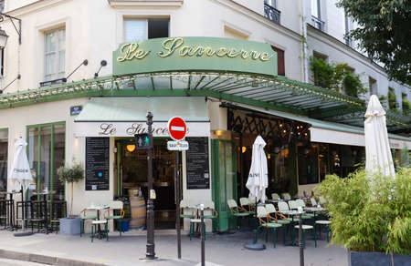 Restaurant Le Sancerre is a traditional Parisian bistro located in the 3rd district of Paris , France.のeditorial素材