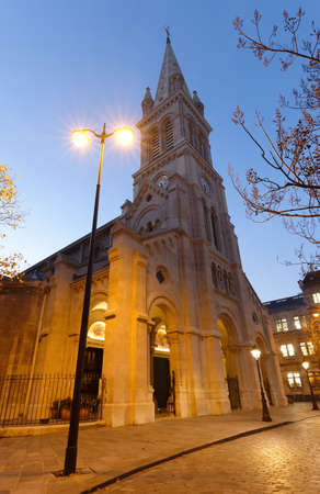 Saint Joseph des Nations church was built in 1867-74 in a roman style . Paris. Franceの写真素材