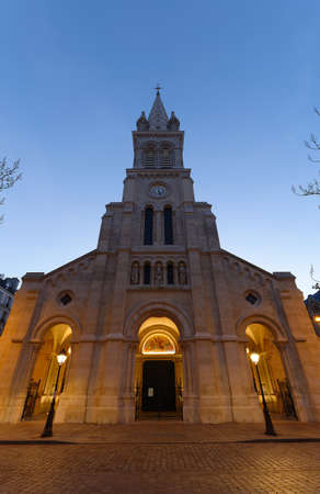 Saint Joseph des Nations church was built in 1867-74 in a roman style . Paris. Franceの写真素材
