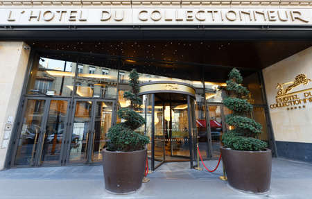 Hotel du Collectionneur enjoys an exceptional location in the heart of Paris, a short walk from the Champs Elysees and the fashion and Art Galleries district .のeditorial素材