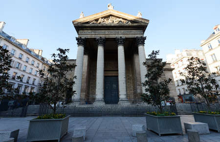 The Catholic church Notre Dame de Lorette Paris, France.の写真素材