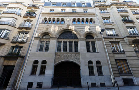 Since 1894, the Christ Church in Paris has wanted to be a spiritual home for German-speaking Protestant Christians, Paris, France.の写真素材