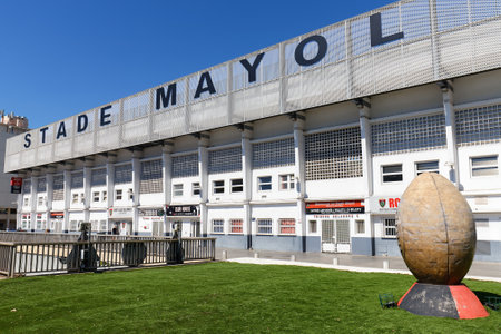 The Stade Mayol is a multi-purpose stadium in Toulon, France. It is currently used mostly for rugby union matches and is the home stadium of RC Toulonnais.のeditorial素材