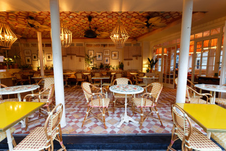 Located in the 16th arrondissement of Paris in the very famous Champs Elysees district, the Sir Winston is the oldest British Pubs in the capital.のeditorial素材