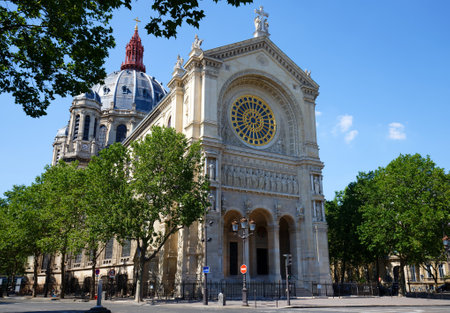 The Church of St. Augustine is a Catholic church located at boulevard Malesherbes in Paris .の写真素材
