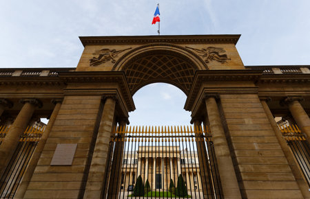 Palace of the Legion of Honor in Paris . Parisian palace complex in the style of mature classicism,...