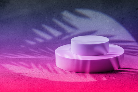 Podium, stage pedestal or platform.の写真素材