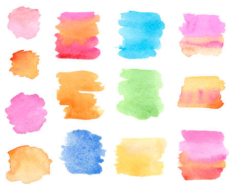Watercolor stains.の写真素材